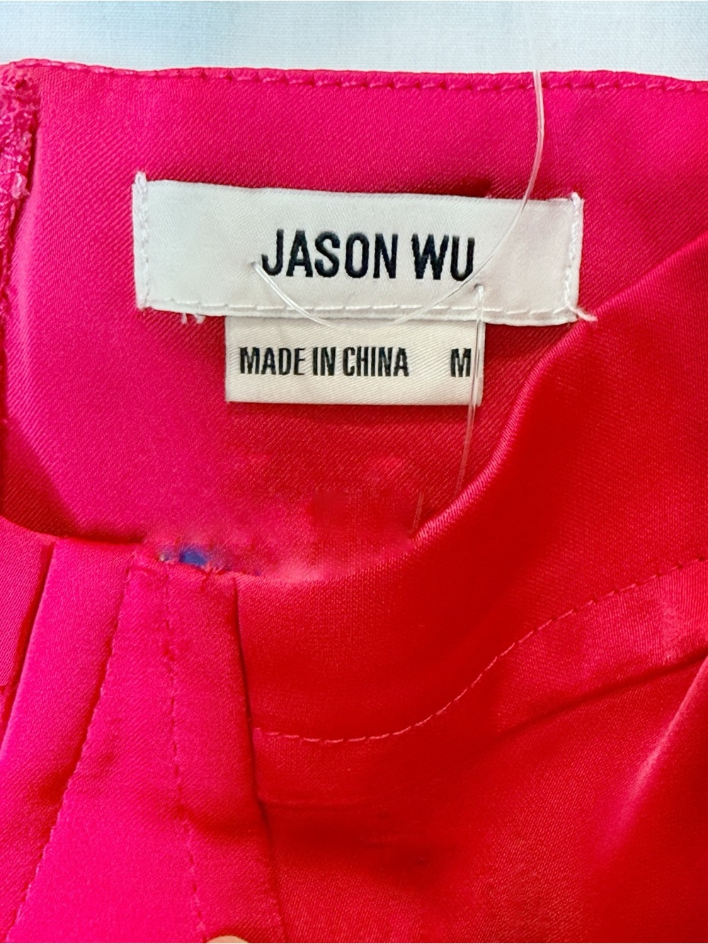 NEW WITH TAGS-JASON WU Red Satin Corset Bustier Adjustable Straps Cropped Top MD - Picture 6 of 6